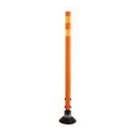 Accuform FBS213YLOR Traffic Delineator Posts with Reflective Stickers (1)