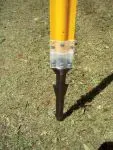 Accuform FMK800YL Marker Stakes: Convex Stakes (2)