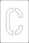 Accuform FMS1367 Individual Number and Letter Stencils (12)