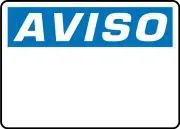 Accuform FRMRBH834VS OSHA Notice Safety Sign Blank (1)