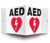 Accuform FRPSP609 Projection Signs: AED (1)