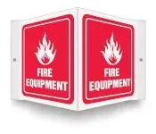 Accuform FRPSP611 Projection Sign: Fire Equipment (1)