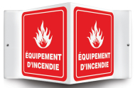Accuform FRPSP611 Projection Sign: Fire Equipment (0)