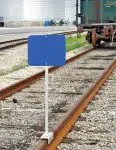 Accuform FRR950OR Railroad Clamp Sign Blank (1)