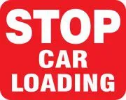 Accuform FRR955BU Railroad Clamp Sign: Stop - Car Loading (2)