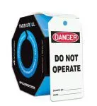 Accuform FRTAR110 OSHA Danger Tags By-The-Roll: Do Not Operate (1)