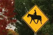 Accuform FRW726RA Crossing Sign: Equestrian (1)