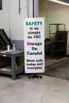 Accuform HSP850 Vertical Banner Stand Kit (2)