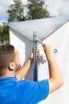 Accuform HSP850 Vertical Banner Stand Kit (3)