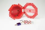 Accuform KCC620 STOPOUT Look 'n Stop Compact Group Lock Box (3)