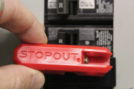 Accuform KDD170 STOPOUT Low-Profile Circuit Breaker Lockout (0)