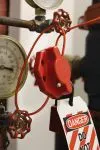 Accuform KDD636 STOPOUT Twist 'n Lock Cinch Lockout Hasp (2)