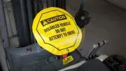 Accuform KDD712 STOPOUT Bilingual Steering Wheel Message Cover (2)