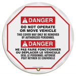 Accuform KDD712 STOPOUT Bilingual Steering Wheel Message Cover (0)