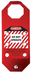 Accuform KDH641 STOPOUT OSHA Danger Aluma-Tag Hasps: Do Not Operate (0)