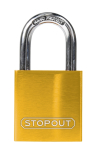 Accuform KDL660YL STOPOUT Anodized Aluminum Padlocks (0)