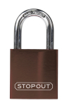 Accuform KDL671BR STOPOUT Anodized Aluminum Padlocks (0)