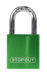 Accuform KDL671GN STOPOUT Anodized Aluminum Padlocks (0)