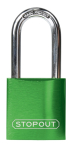 Accuform KDL672GN STOPOUT Anodized Aluminum Padlocks (0)
