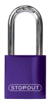 Accuform KDL683PR STOPOUT Anodized Aluminum Padlocks (0)