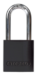 Accuform KDL694BK STOPOUT Anodized Aluminum Padlocks (0)