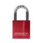 Accuform KDL694BR STOPOUT Anodized Aluminum Padlocks (1)