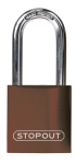 Accuform KDL694BR STOPOUT Anodized Aluminum Padlocks (0)