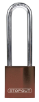 Accuform KDL695BR STOPOUT Anodized Aluminum Padlocks (0)