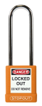 Accuform KDL817OR STOPOUT Plastic Body Aluminum Padlocks With Hardened Steel Shackle (0)