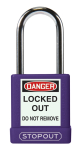 Accuform KDL882PR STOPOUT Plastic Body Aluminum Padlocks With Hardened Steel Shackle (0)