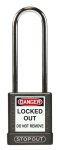 Accuform KDL883BK STOPOUT Plastic Body Aluminum Padlocks With Hardened Steel Shackle (0)
