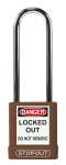 Accuform KDL883BR STOPOUT Plastic Body Aluminum Padlocks With Hardened Steel Shackle (0)