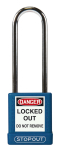 Accuform KDL883BU STOPOUT Plastic Body Aluminum Padlocks With Hardened Steel Shackle (0)