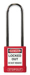 Accuform KDL893RD STOPOUT Plastic Body Aluminum Padlocks With Hardened Steel Shackle (0)