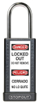 Accuform KDL895BK STOPOUT Plastic Body Aluminum Padlocks With Hardened Steel Shackle (0)