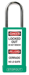 Accuform KDL895GN STOPOUT Plastic Body Aluminum Padlocks With Hardened Steel Shackle (0)