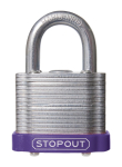 Accuform KDL905PR STOPOUT Laminated Steel Padlocks (0)