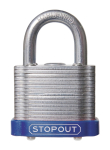 Accuform KDL916BU STOPOUT Laminated Steel Padlocks (0)