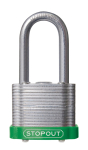 Accuform KDL917GN STOPOUT Laminated Steel Padlocks (0)