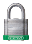 Accuform KDL966GN STOPOUT Laminated Steel Padlocks (0)