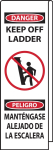 Accuform KLB763 Ladder Shield OSHA Danger Wrap: Keep Off Ladder (0)