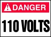 Accuform LELC202XVE ANSI ISO Safety Signs: 110 Volts (1)