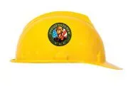 Accuform LHTL081 Hard Hat Stickers: Proud Veteran (1)