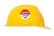 Accuform LHTL177 Hard Hat Stickers: Safety . . . It's My Job (1)