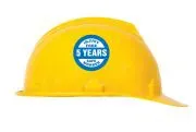 Accuform LHTL363 Hard Hat Stickers: Injury Free Safe Worker (3)