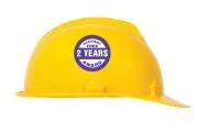 Accuform LHTL374 Hard Hat Stickers: Accident Free Award (3)