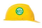 Accuform LHTL374 Hard Hat Stickers: Accident Free Award (5)