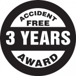 Accuform LHTL374 Hard Hat Stickers: Accident Free Award (0)