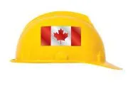 Accuform LHTL391 Hard Hat Stickers: Canadian Flag (Drapeau Canadien) (4)
