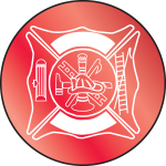 Accuform LHTL601 Emergency Response Reflective Helmet Sticker: Fire Rescue (0)